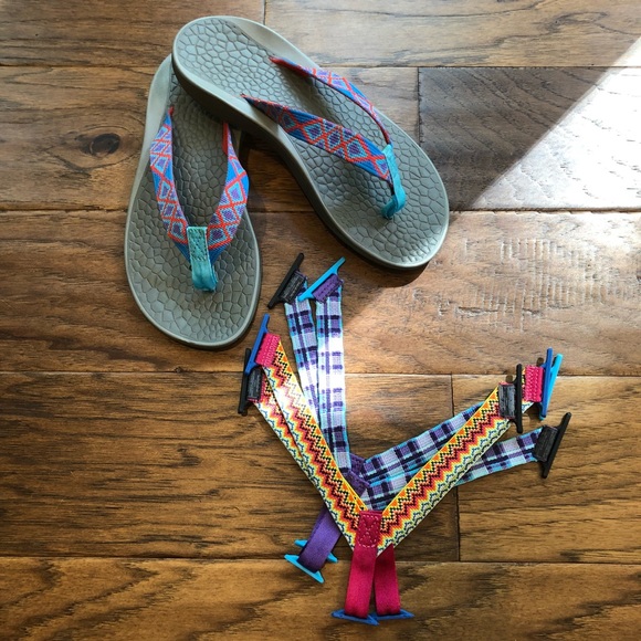 flip flops with changeable straps
